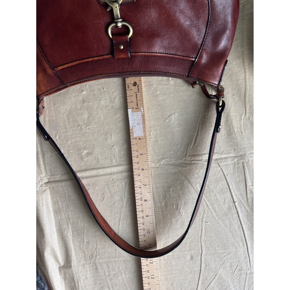 Etienne Aigner Brown Leather Shoulder Bag - Picture 3 of 7